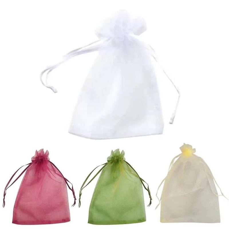 Fruit Protection Bags 50 Pack Reusable Garden Netting Bags For Birds And Insects 3