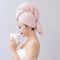 Premium ExtraLarge Microfiber Hair Drying Towel Wrap For Women With Secure Headband 6