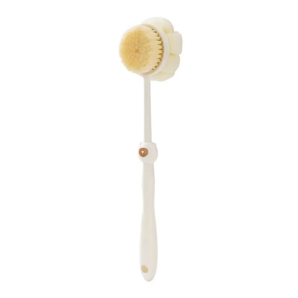 DualSided Silicone Body Brush With Long Handle For Deep Clean And Massage 5