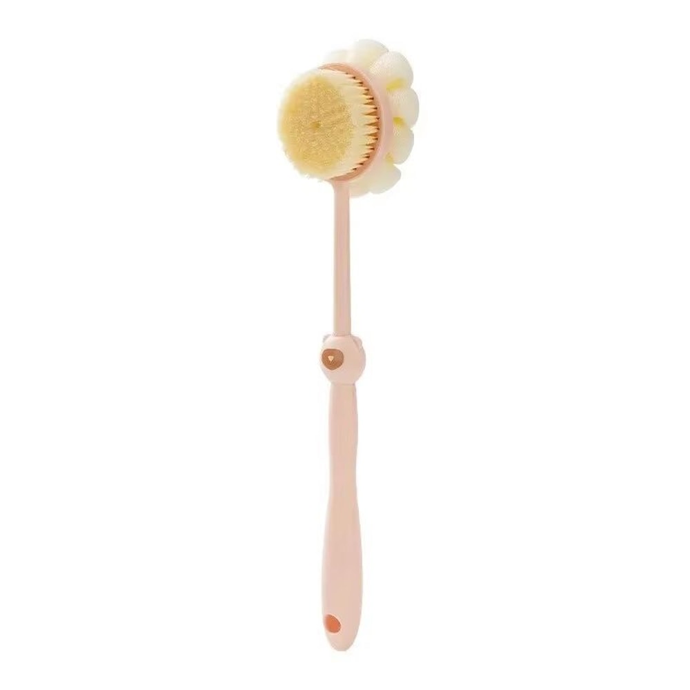 DualSided Silicone Body Brush With Long Handle For Deep Clean And Massage 8
