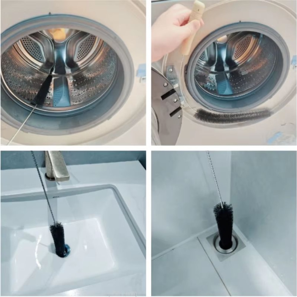 Flexible Long Cleaning Brush Tool For Lint Drain And Appliance Deep Clean 3