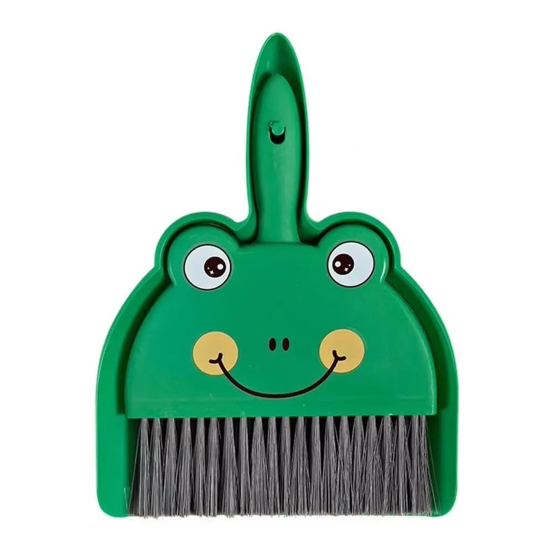 Cartoon Mini Broom And Dustpan Set For Keyboard And Small Surface Cleaning 5