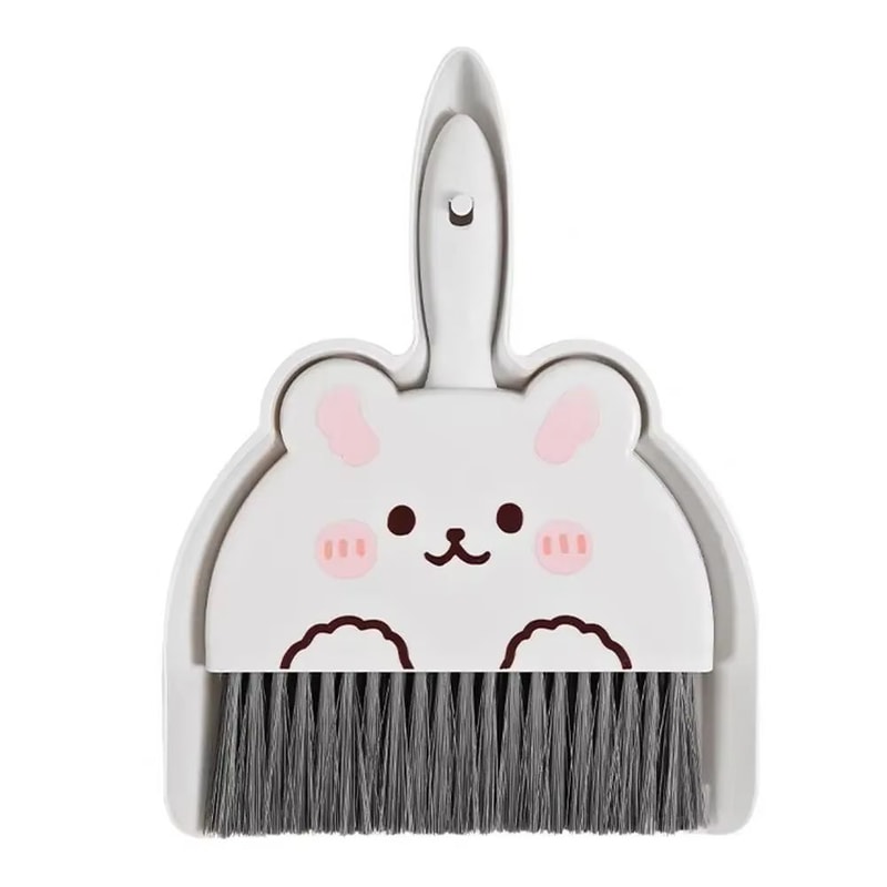 Cartoon Mini Broom And Dustpan Set For Keyboard And Small Surface Cleaning 8