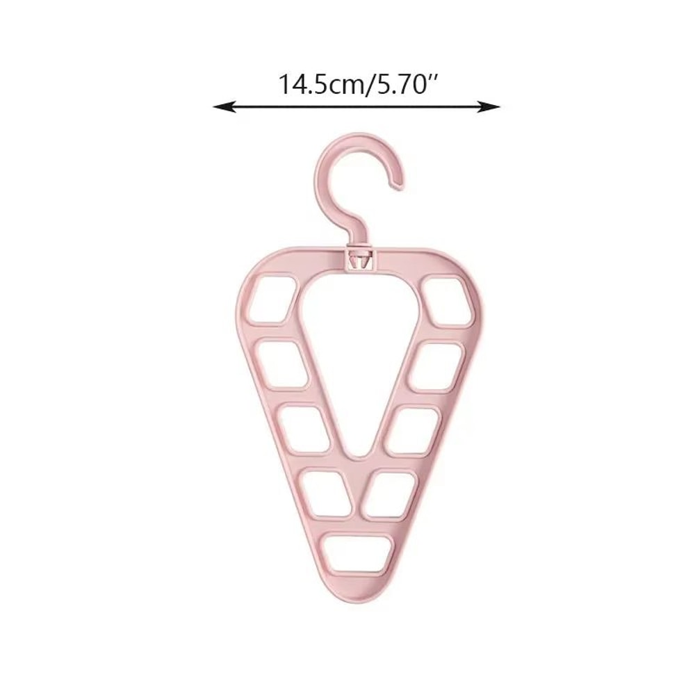 Rotatable NineHole Multifunctional Clothes Storage Rack Hanger 5