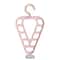 Rotatable NineHole Multifunctional Clothes Storage Rack Hanger 7