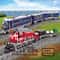 City Power Train Blocks Track Set With Moving Locomotive And Railway Cars 0