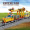 City Power Train Blocks Track Set With Moving Locomotive And Railway Cars 2
