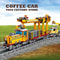 City Power Train Blocks Track Set With Moving Locomotive And Railway Cars 2
