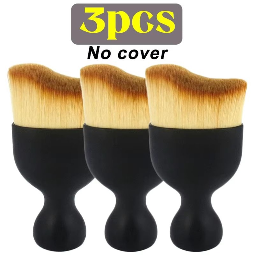 Car Interior Nano Cleaning Brush Set With Thick Soft Fur And Protective Covers 7