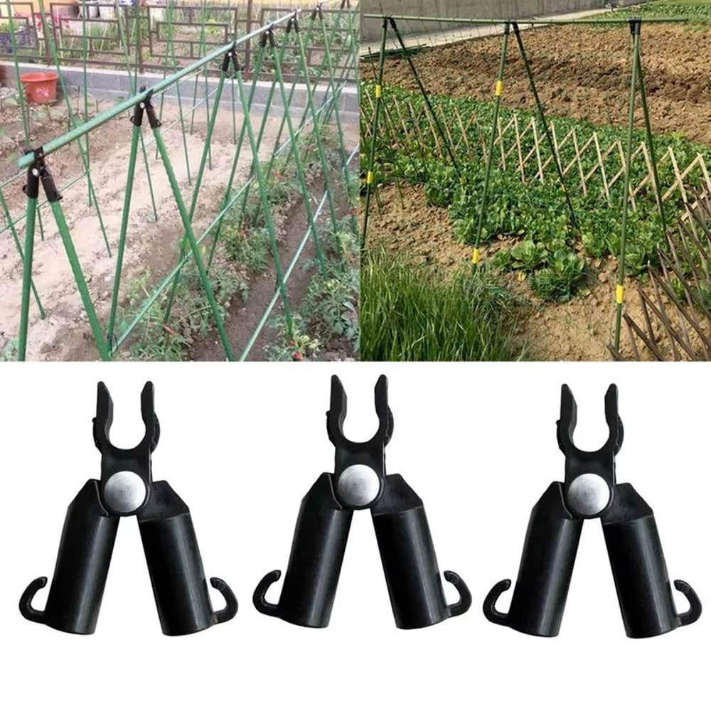 AType Plant Support Clip Set With Grafting Stake Connectors For Garden Vines 0