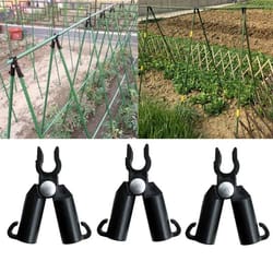 a-type plant support clip set with grafting stake connectors for garden vines
