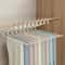 10Piece GooseType Telescopic MultiLayer Pants Storage Rack For Wardrobe And Dorm 0