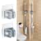 WallMounted Traceless Suction Mop And Broom Storage Rack With Waterproof Clips 0