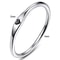 Sterling Silver Heart Carved Promise Ring For Women Stackable Wedding Band Gift 1