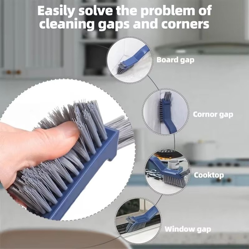 HeavyDuty Long Handle Bathroom Scrub Brush For Floor Tile Sink And Bathtub 4
