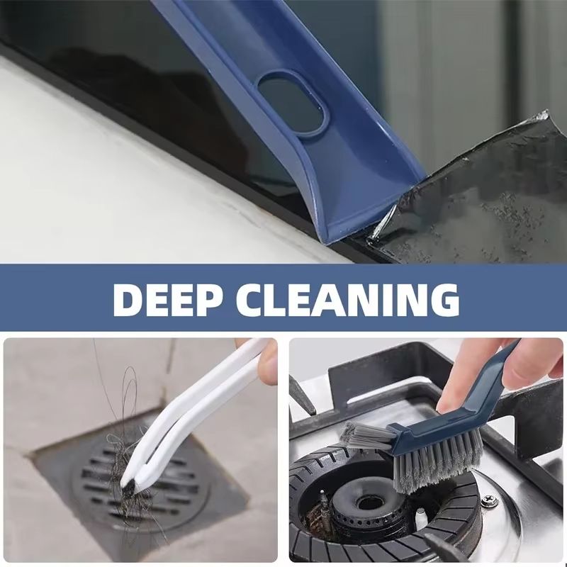 HeavyDuty Long Handle Bathroom Scrub Brush For Floor Tile Sink And Bathtub 6