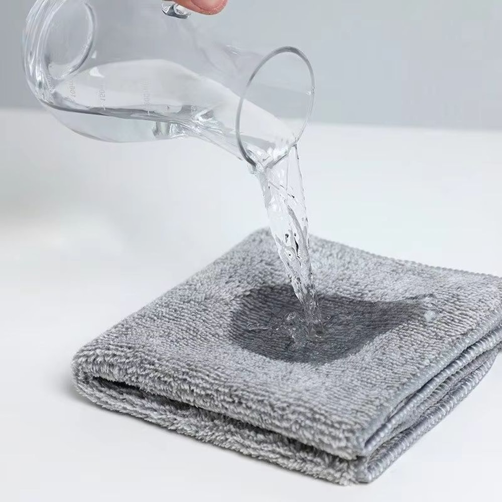 Bamboo Charcoal Dish Cleaning Cloth With Strong Absorption And Easy Wash 2