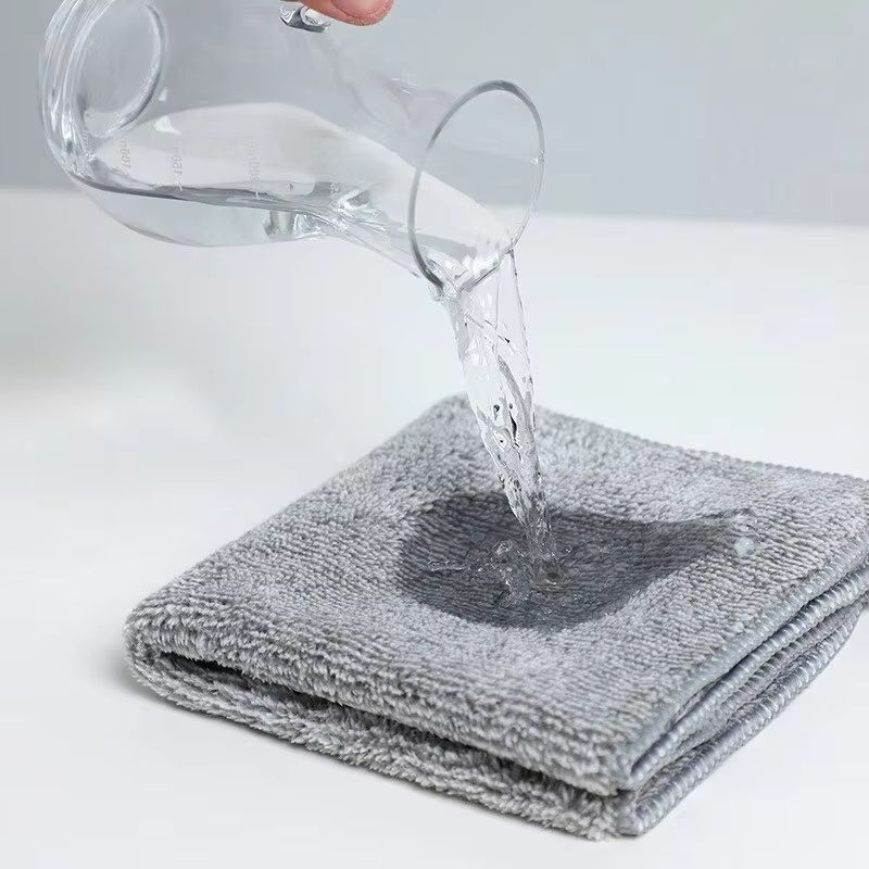 Bamboo Charcoal Dish Cleaning Cloth With Strong Absorption And Easy Wash 2