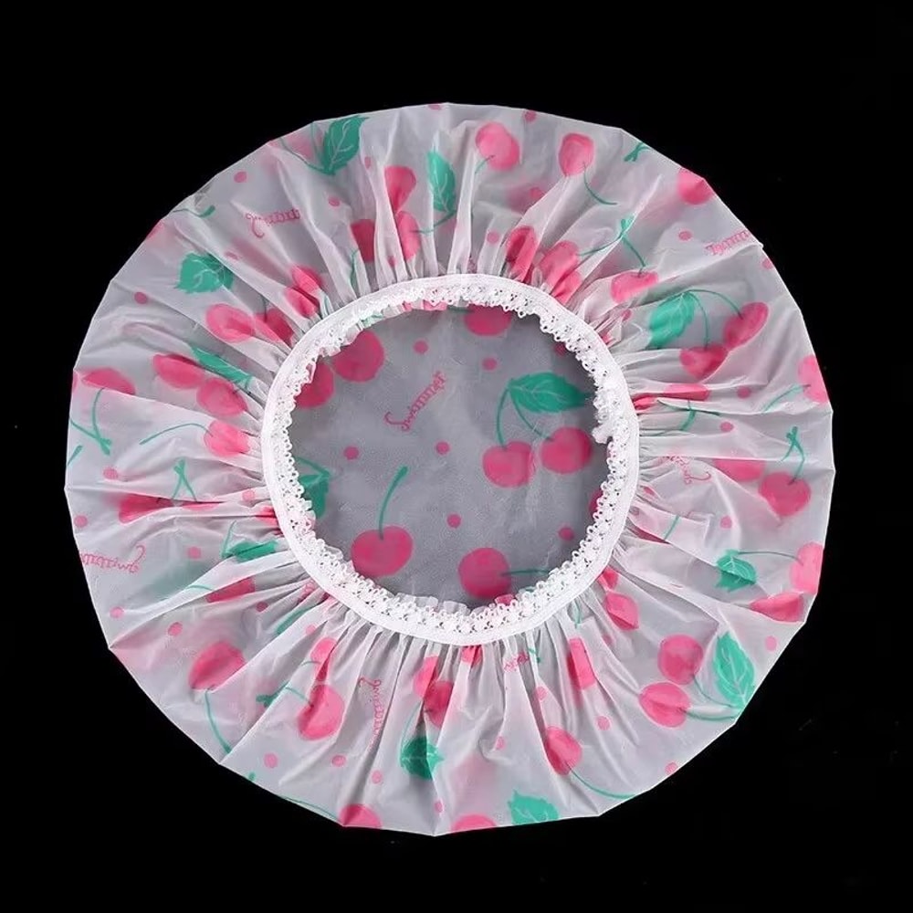 Thickened Waterproof Shower Cap For Women Spa And Bathroom Use 1