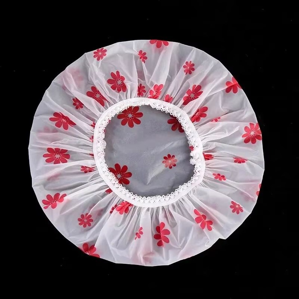 Thickened Waterproof Shower Cap For Women Spa And Bathroom Use 2
