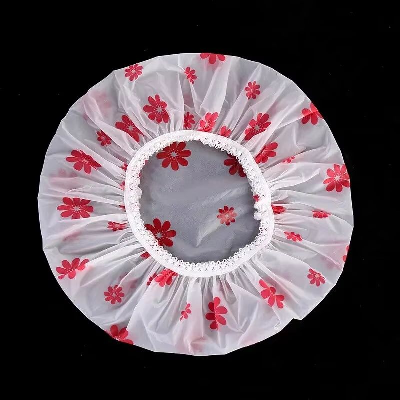 Thickened Waterproof Shower Cap For Women Spa And Bathroom Use 2
