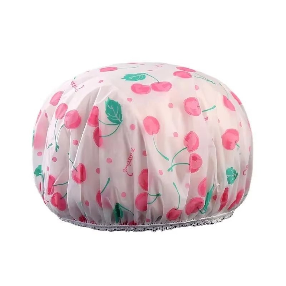 Thickened Waterproof Shower Cap For Women Spa And Bathroom Use 5