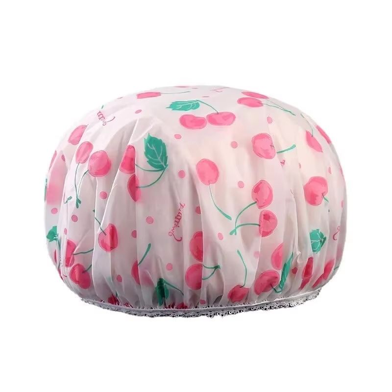 Thickened Waterproof Shower Cap For Women Spa And Bathroom Use 5