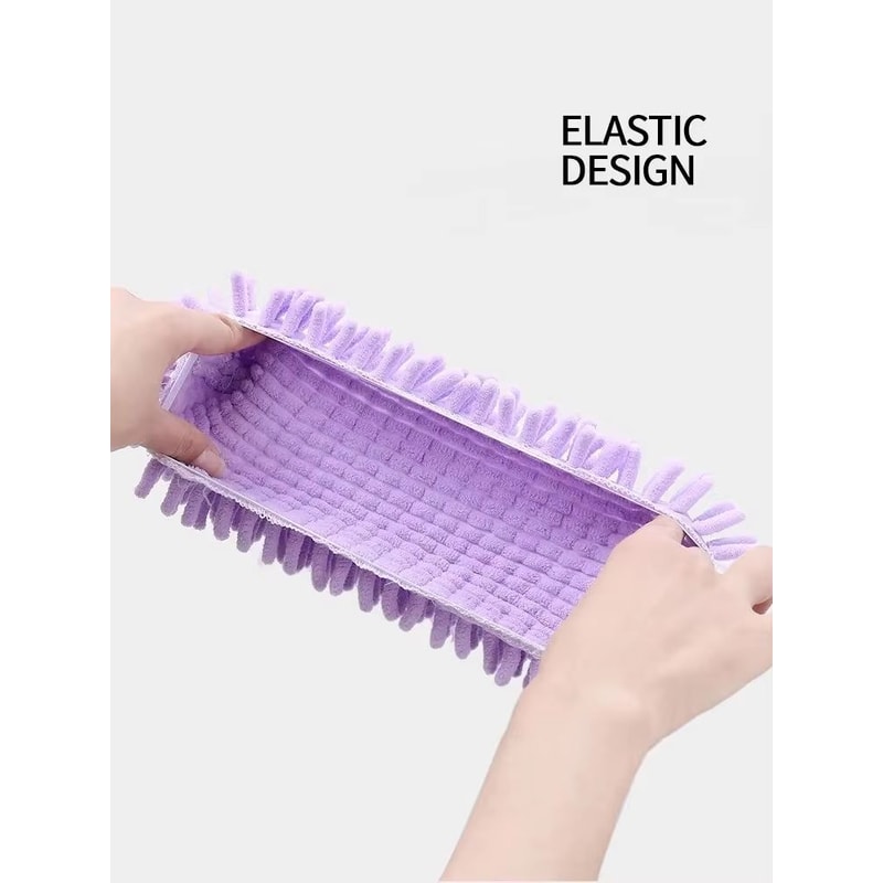 Chenille Mop Slippers Floor Cleaning Foot Covers 2Pack 5