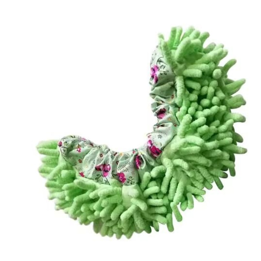Chenille Mop Slippers Floor Cleaning Foot Covers 2Pack 9