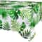 Jungle Palm Leaf Waterproof Birthday Party Table Cloth 1
