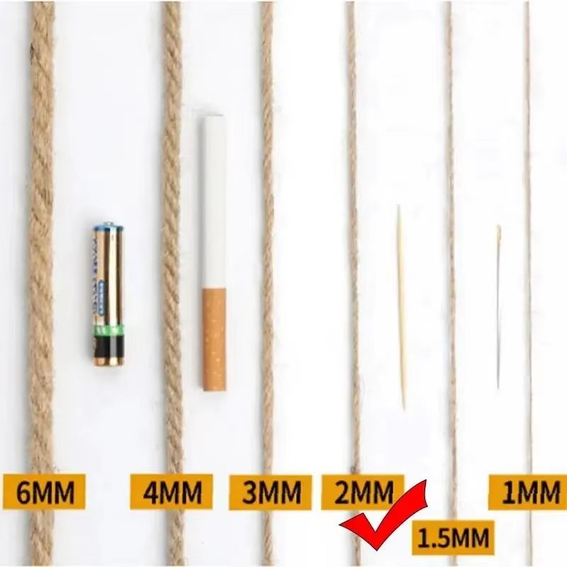 Natural Jute Twine Rope Cord For Crafts DIY Wedding And Home Decoration 4