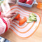 NonSlip Transparent Plastic Cutting Board For Kitchen Vegetable And Meat Prep 0