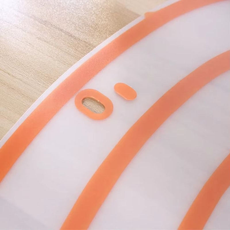 NonSlip Transparent Plastic Cutting Board For Kitchen Vegetable And Meat Prep 4