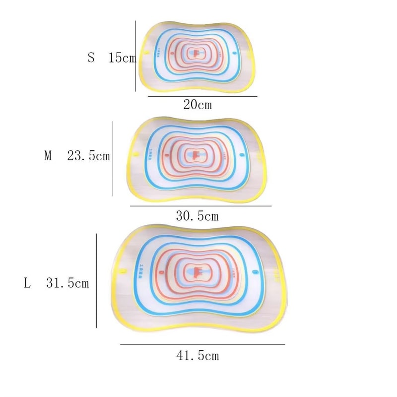 NonSlip Transparent Plastic Cutting Board For Kitchen Vegetable And Meat Prep 5