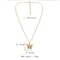 Exquisite Butterfly I Love You Pendant Necklace For Women 1