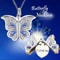 Exquisite Butterfly I Love You Pendant Necklace For Women 4