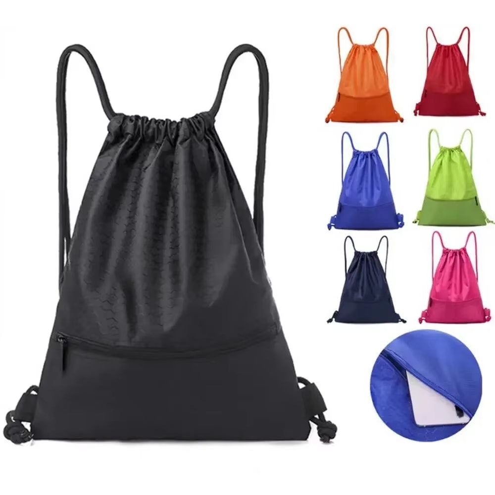 Large Capacity Drawstring Sports Backpack For Gym Basketball Yoga And Everyday Use 1