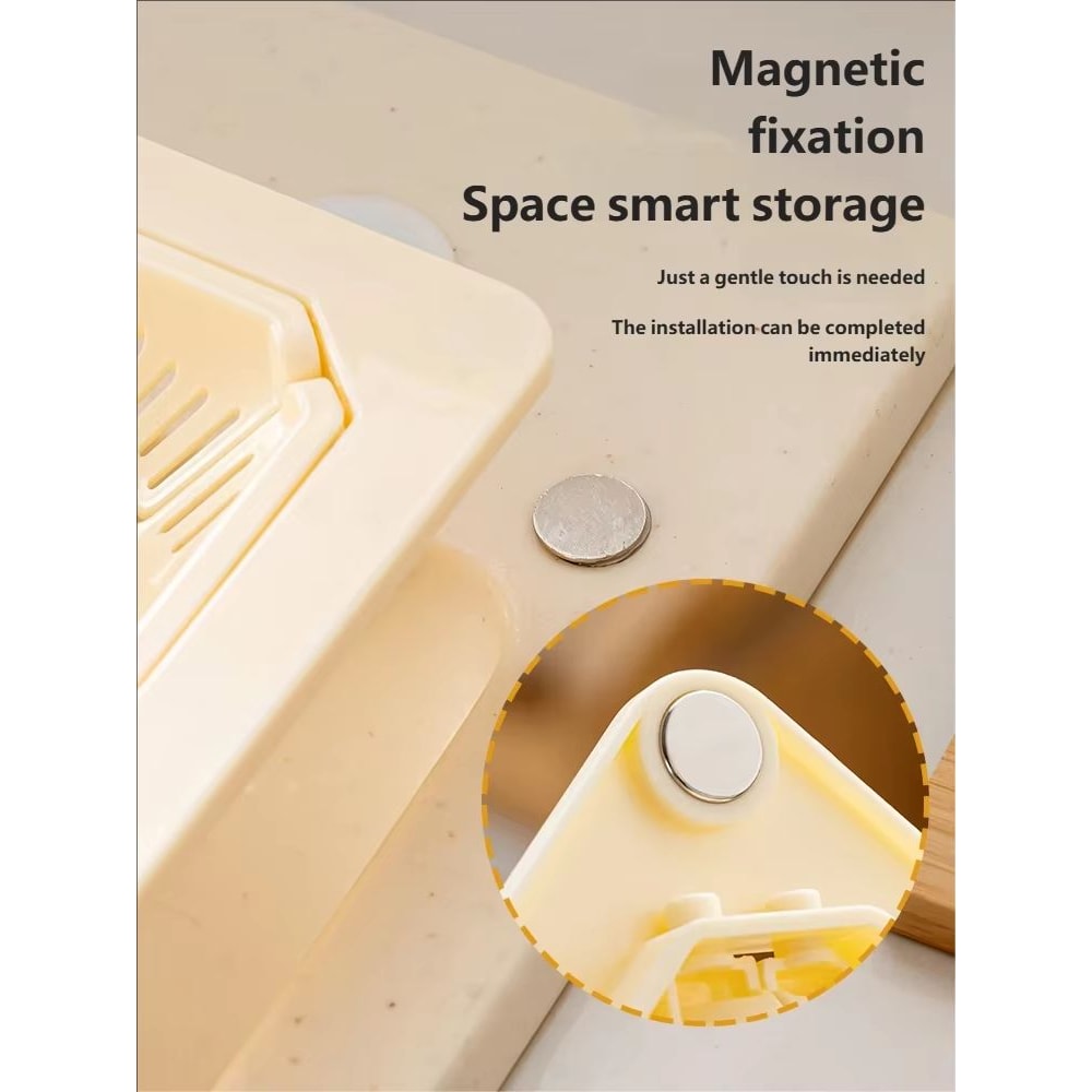 Suction Cup Corner Sink Strainer Basket For Kitchen Storage And Drain Protection 3