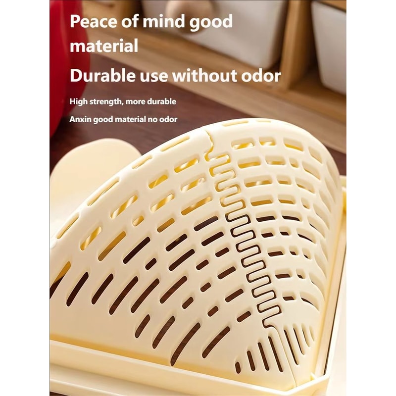 Suction Cup Corner Sink Strainer Basket For Kitchen Storage And Drain Protection 5