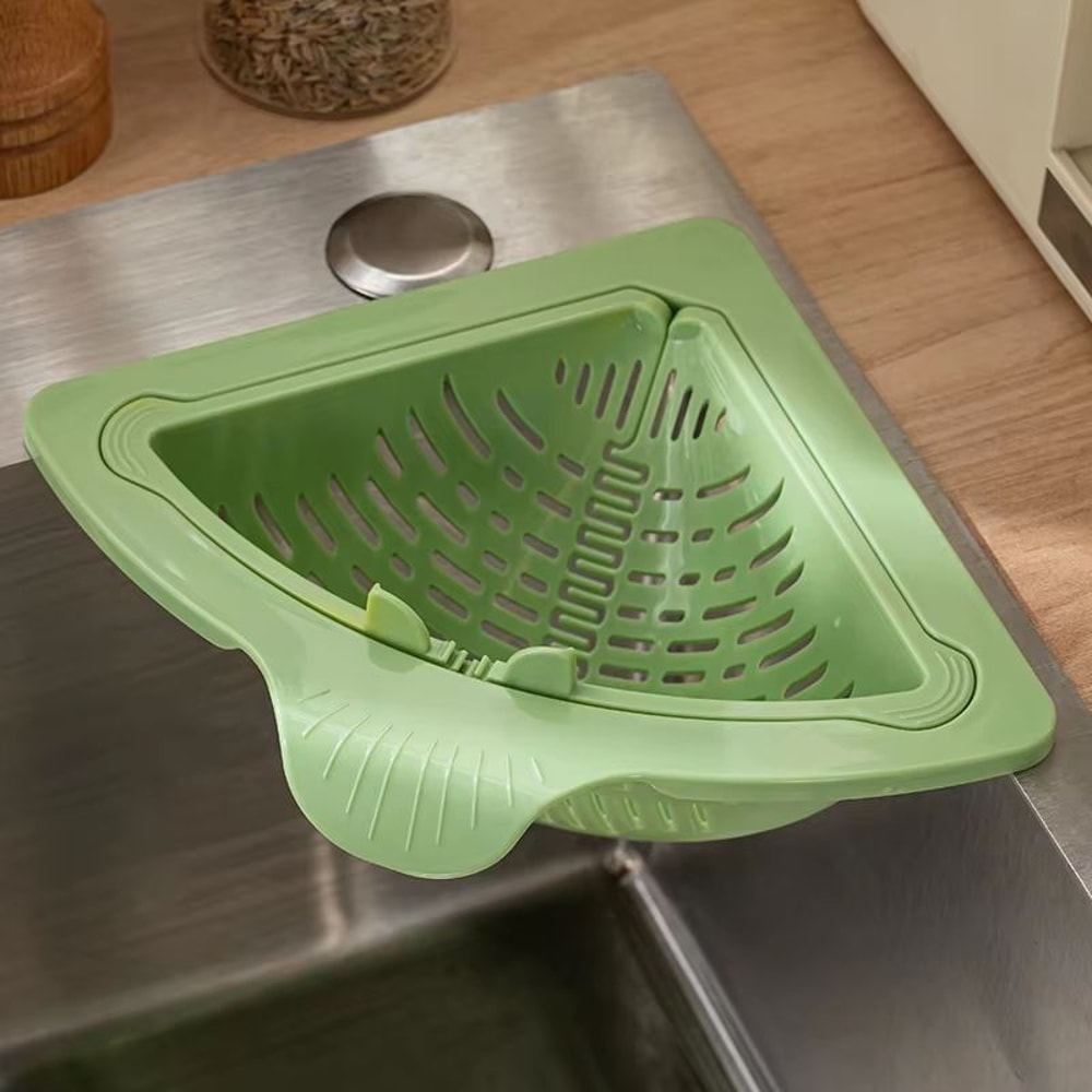 Suction Cup Corner Sink Strainer Basket For Kitchen Storage And Drain Protection 6