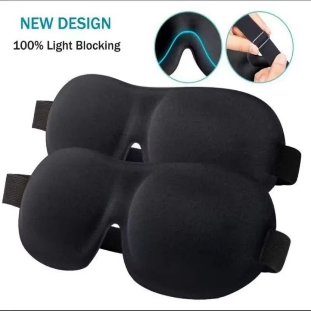 Premium 3D Blackout Sleep Eye Mask For Deep Rest 5