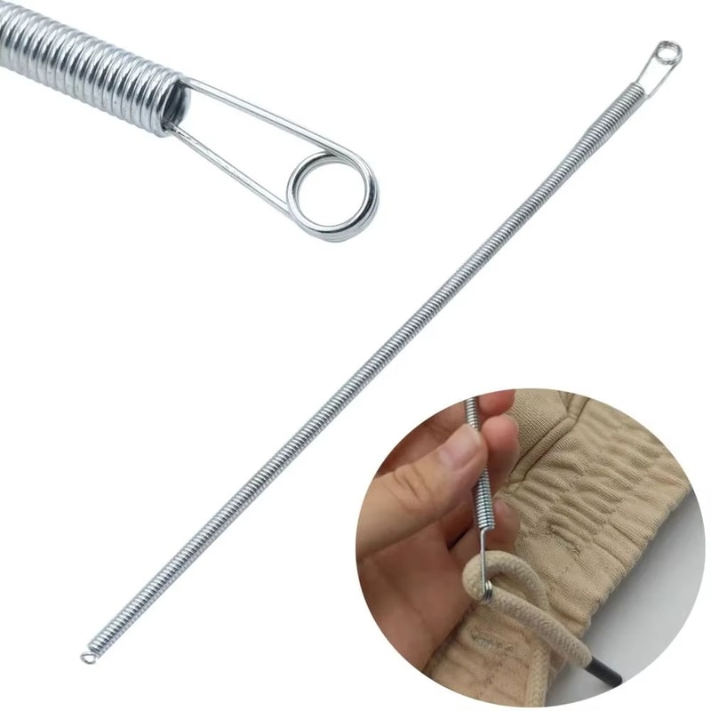 Flexible Spring Drawstring Threader For Pants Hoodies And DIY Sewing 2