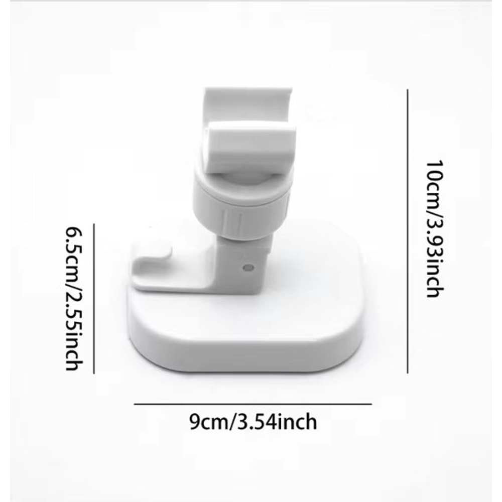 Adjustable Suction Cup Shower Rack With Handheld Shower Holder For Bathroom 6