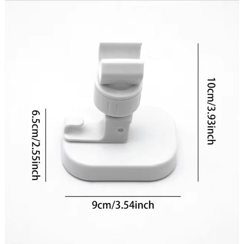 Adjustable Suction Cup Shower Rack With Handheld Shower Holder For Bathroom 6