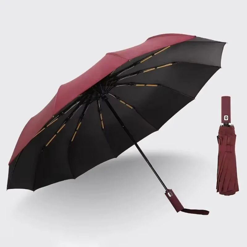 12Bone Fully Automatic UVResistant Folding Travel Umbrella 6