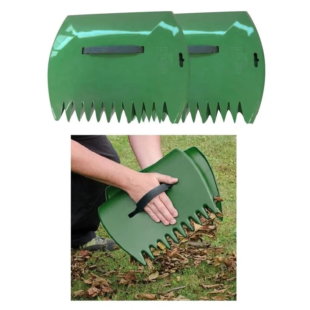 Leaf Hand Rake And Rubbish PickUp Claws For Garden And Yard Cleanup 2