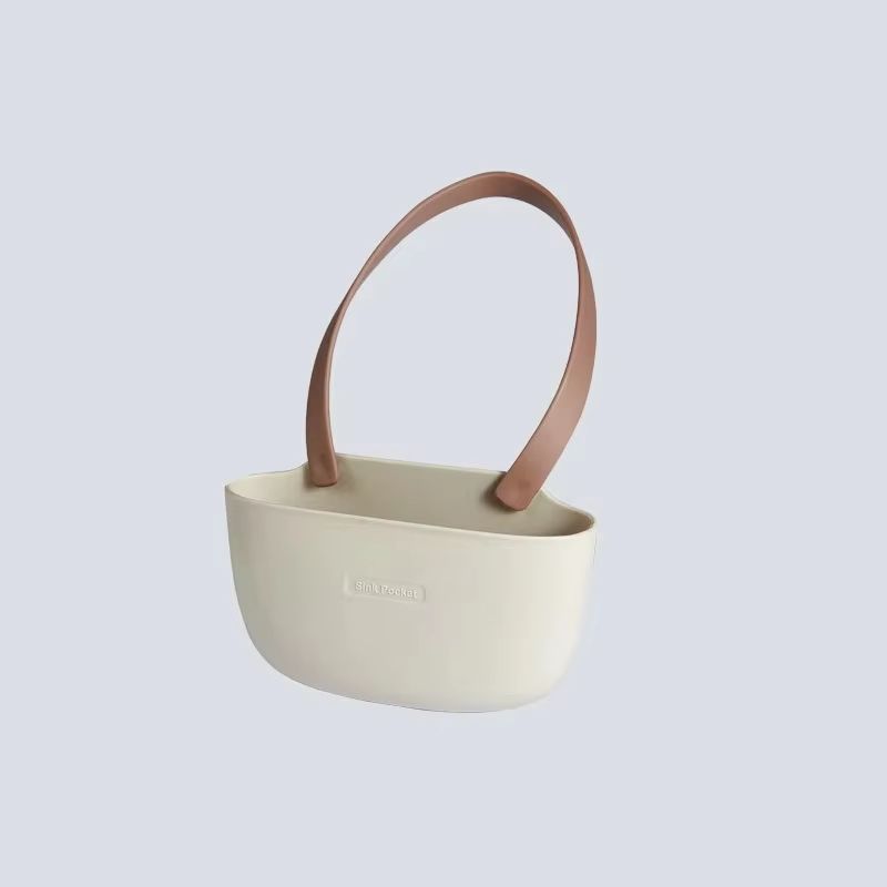 Kitchen Sink Sponge And Soap Holder Drain Basket Organizer 8