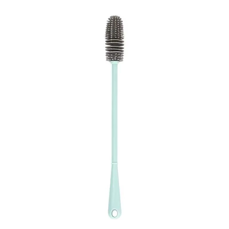 Silicone Bottle Brush Long Handle Milk Bottle And Glass Cleaner 8
