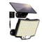 Split Solar Motion Sensor Light With Remote 3 Mode Waterproof Outdoor Floodlight 7