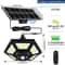 180 LED Solar Pendant Shed Light 1000 Lumen Remote Control Motion Sensor Lamp 3